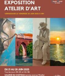 Exposition Atelier d’Art : les talents du Foyer Rural s’exposent au chateau