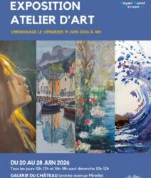 Exposition Atelier d’Art : les talents du Foyer Rural s’exposent au chateau
